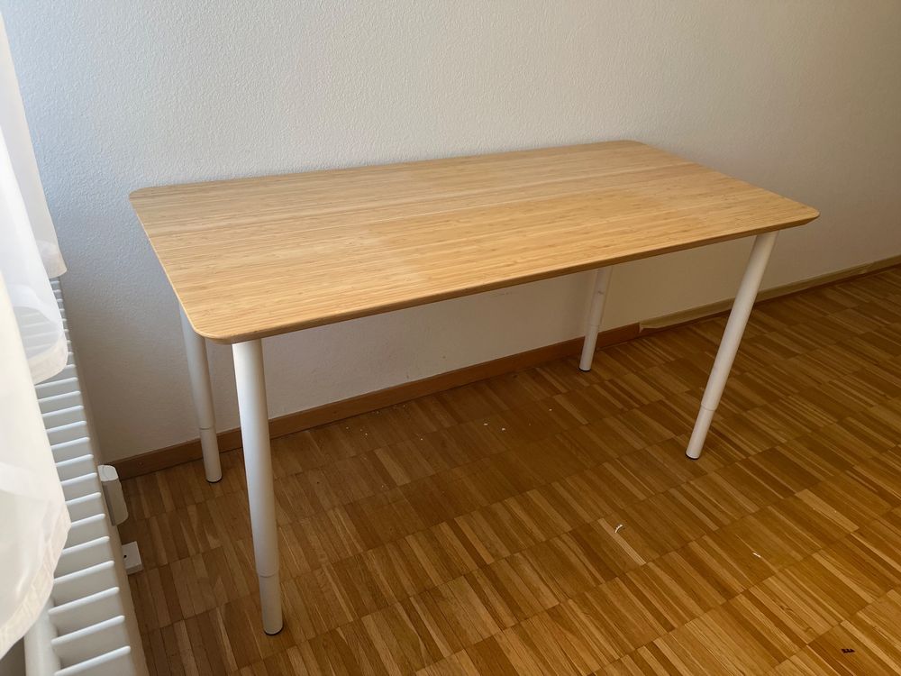 Ikea Schreibtisch 120x60 „Bambus“ Kaufen auf Ricardo