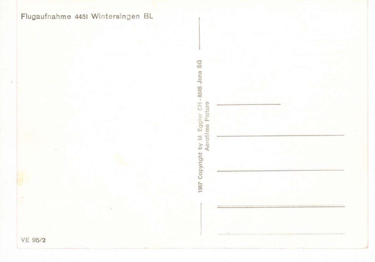 Cartoline postali: Flugaufnahme Wintersingen BL – Usato da Wolhusen venduto da Curver9 1