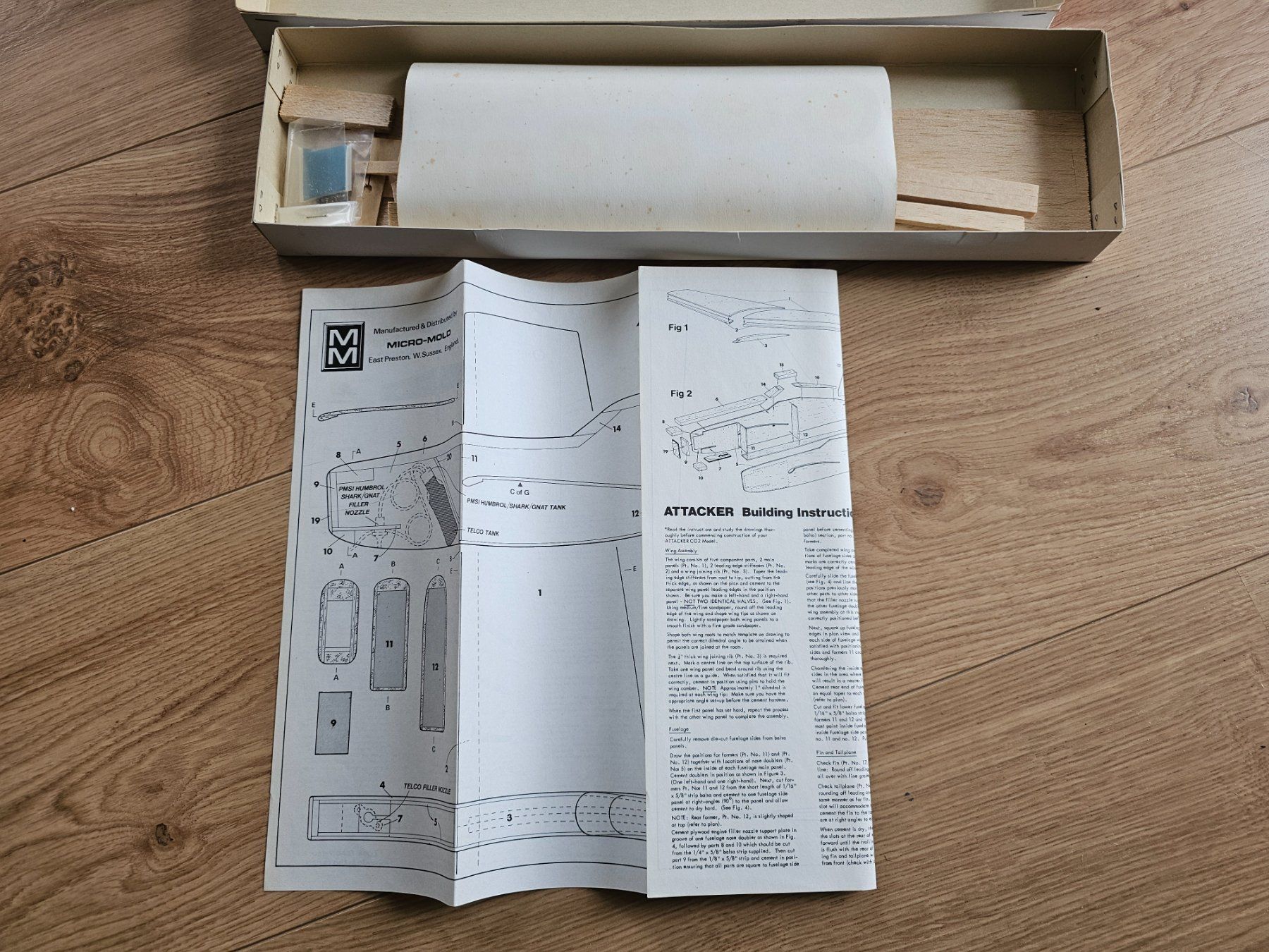 RC Modellbau: ATTACKER modèle vol libre à construire en balsa – Neu und originalverpackt aus Yvonand von Li_poch 2