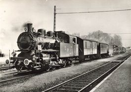 Deggendorf DE REGENTALBAHN Lok Nr 5 mit gemischtem Güterzug