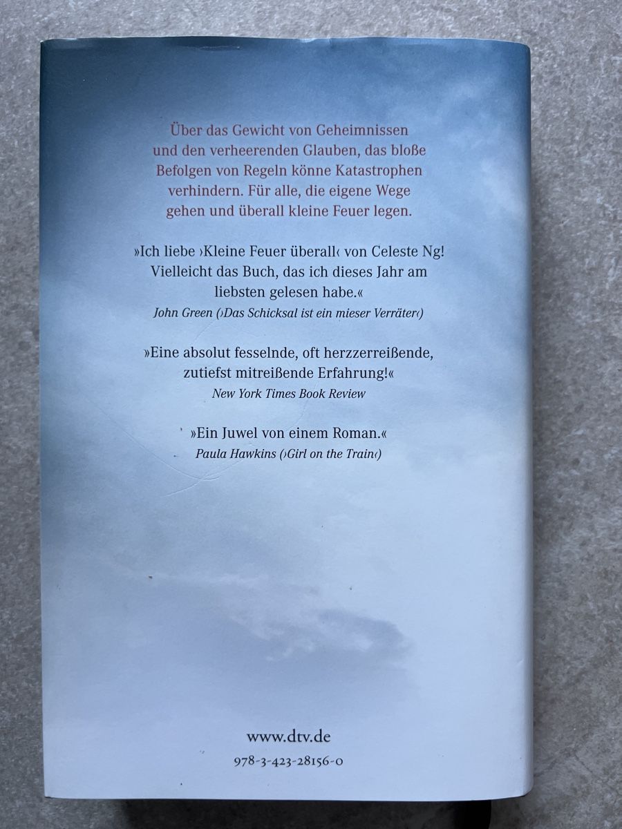 Libri: Celeste Ng: Kleine Feuer überall, Roman – Usato da Schliern b. Köniz venduto da Corinu59 1