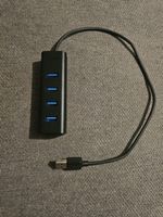 Hub USB 3.0 noir, 4 ports - État impeccable, comme neuf