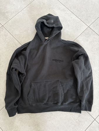 Kapuzenpullover Essentials schwarz Grösse L