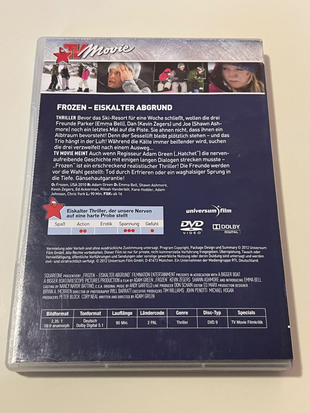 Tutti i DVDs: DVD Frozen - Eiskalter Abgrund – Usato da Altstätten SG venduto da sheamus 1