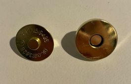 Magnetverschluss / 50 Stück / Gold
