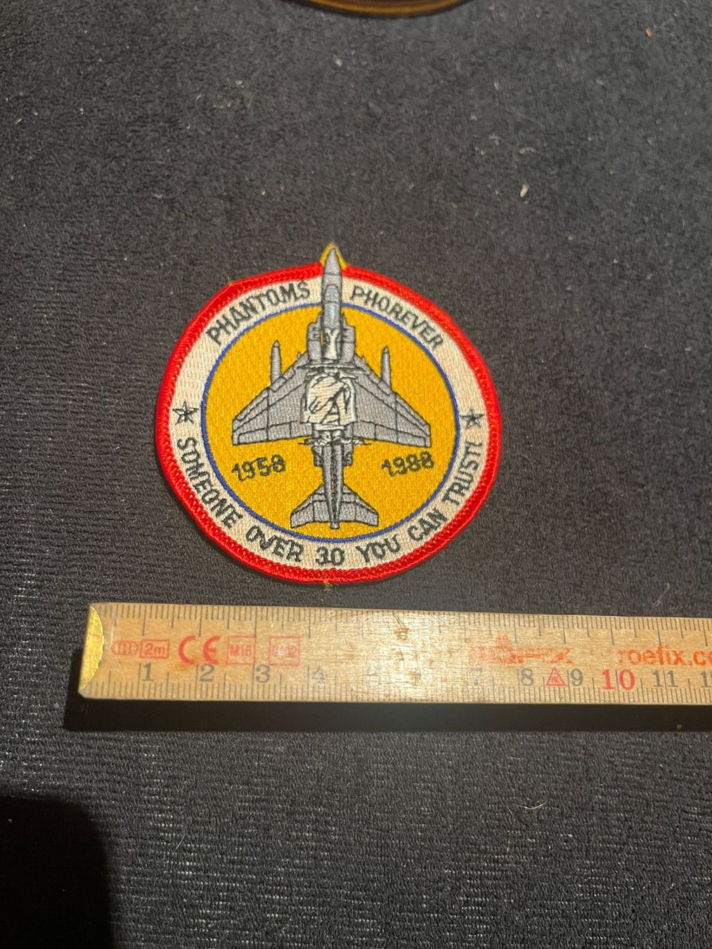 Patches: Patch "Phantoms Forever" 1958-1988 – Neu (gemäss Beschreibung) aus Mollis von Oo1-Zuni