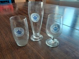 Bier Brauerei Kronenbräu Herisau Gläser