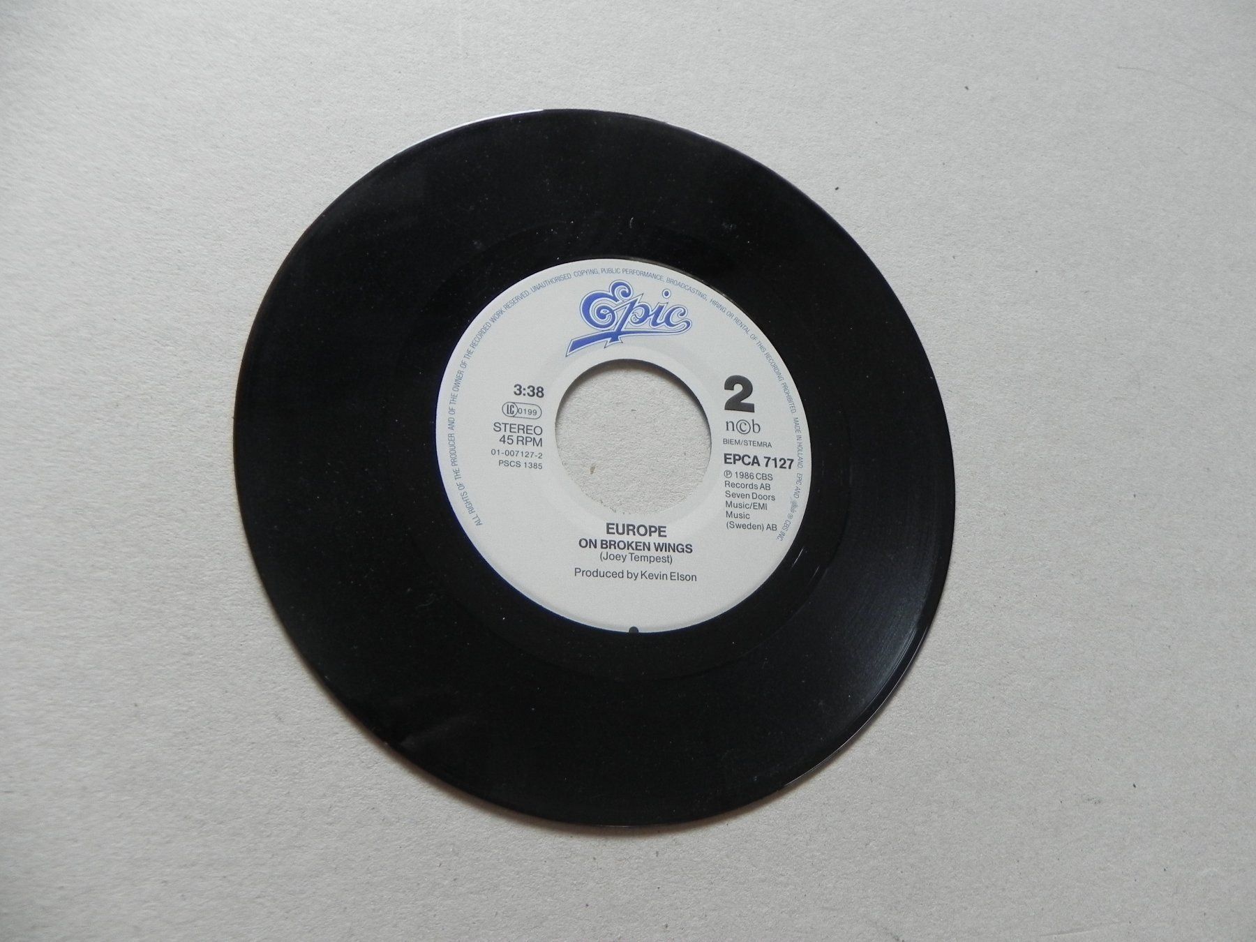Dischi in vinile: Single Hardrock Europe Final Countdown – Usato da Siebnen venduto da krimsie 3