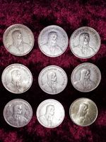 CH, 9 x 5 Franken/Francs/Franchi 1933 - 1966