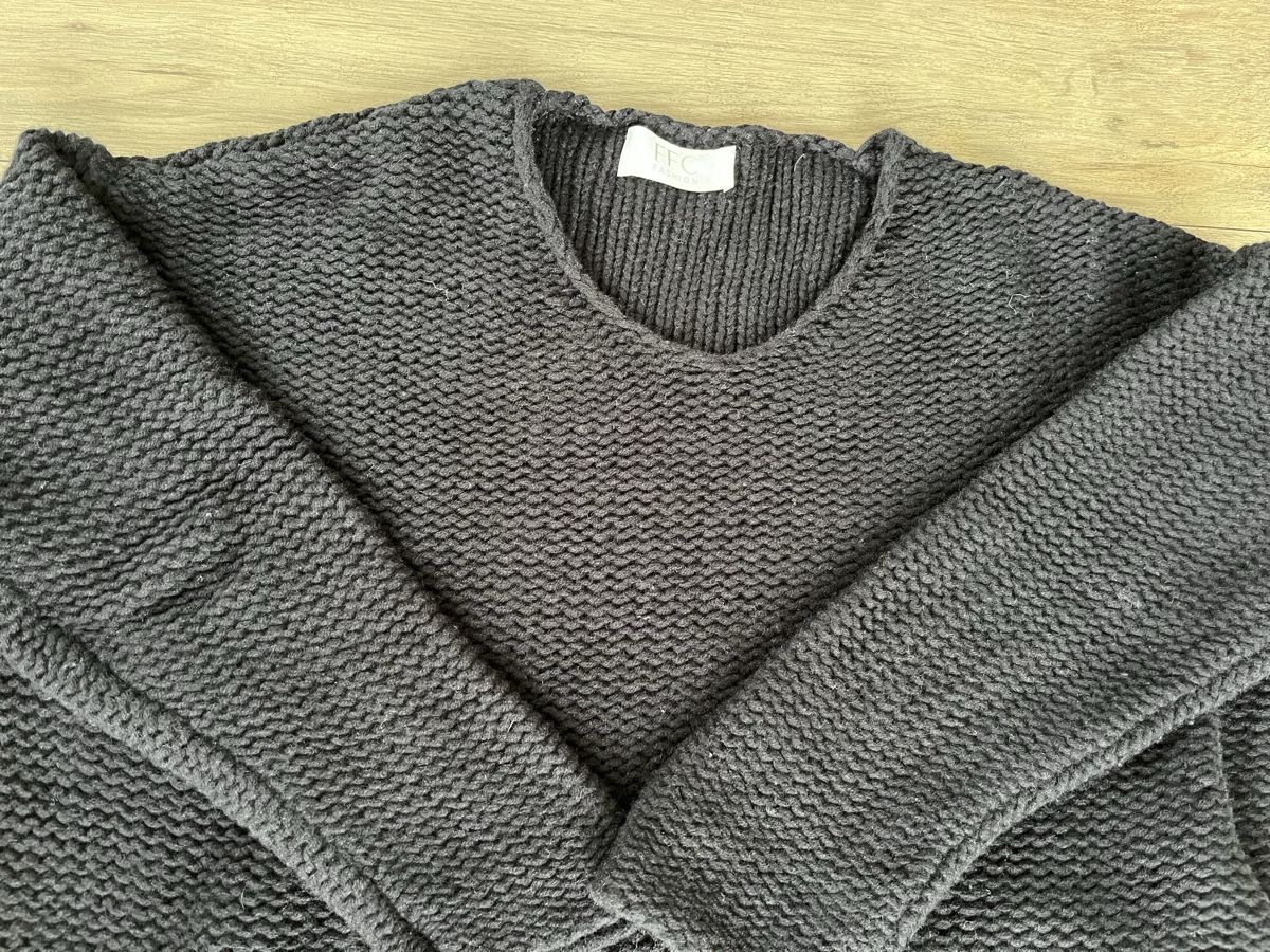 Pullover & Sweatshirts: FFC neuer schwarzer Strickpullover Kaschmir Wolle – Neu (gemäss Beschreibung) aus Kerns von osco01 5