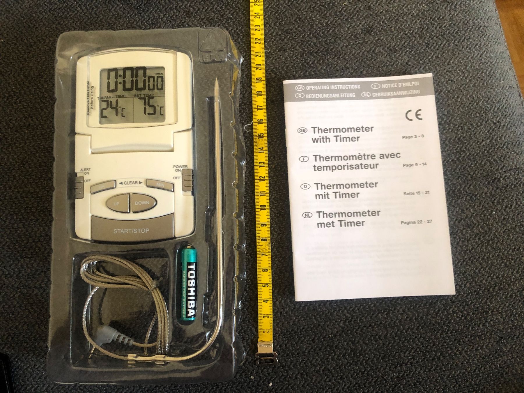 Altro per la casa: RAUSSER FLEISCH TERMOMETER   NEU – Nuovo e nell'imballaggio originale da basel venduto da Lastcall