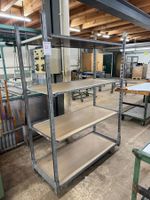 053 Regal fahrbar B=135cm T=56cm H=189cm aus Liquidation