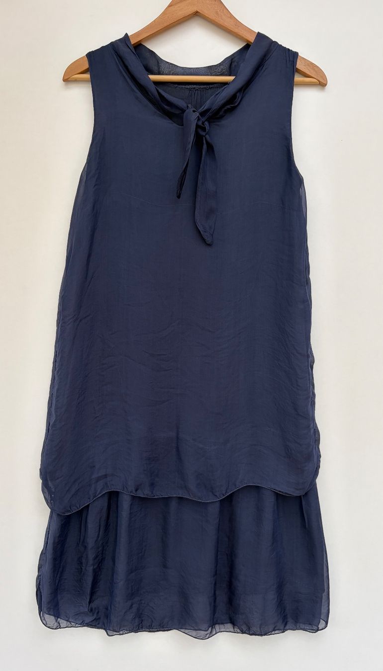 Vestiti: Made in Italy Kleid mit Seide Gr.M – Usato da Unterägeri venduto da Jutka_04 5