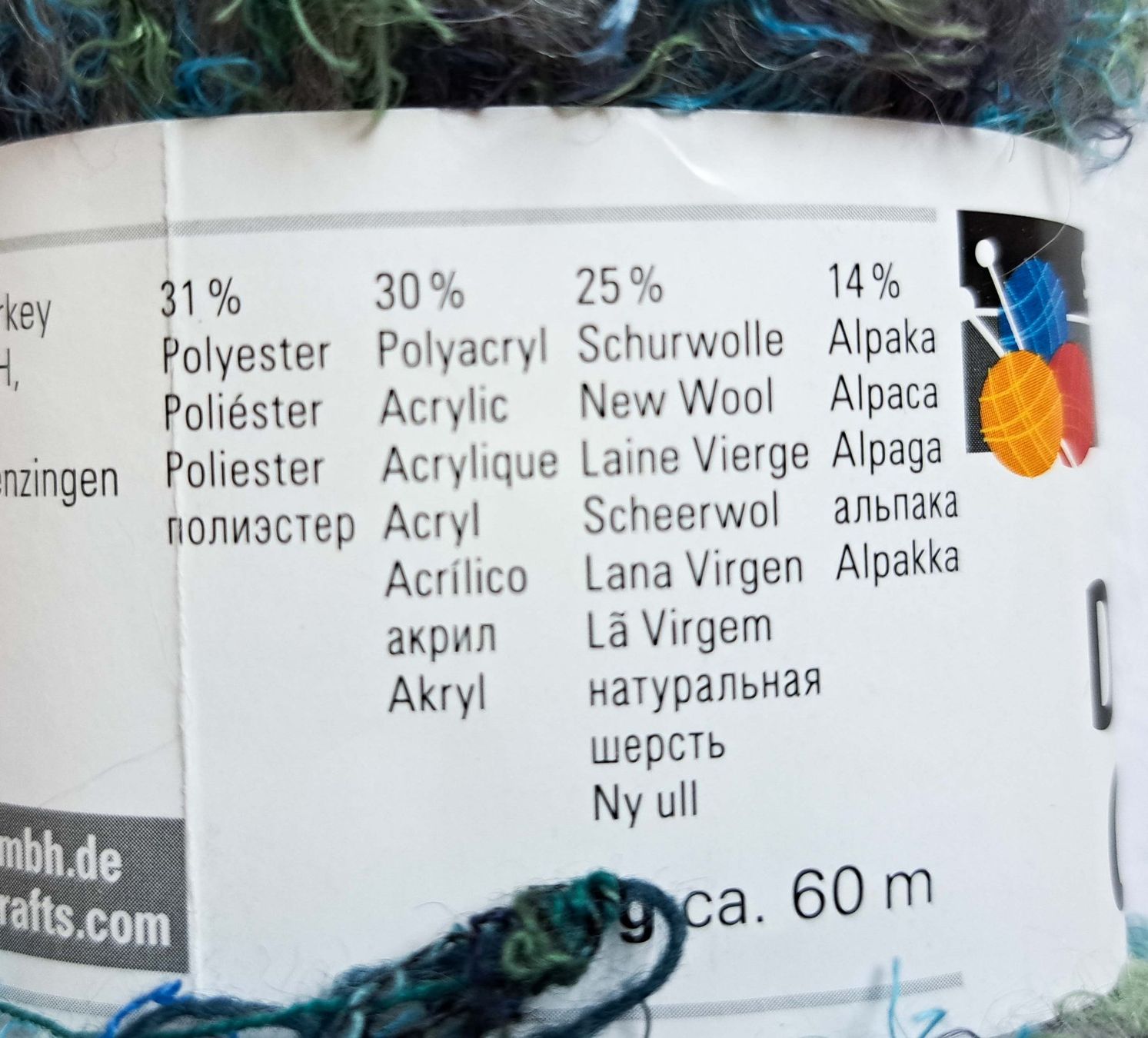 Lana: 50g Wolle mit Alpaka – Nuovo (secondo la descrizione) da Basel venduto da Sweet-Yarns01 2