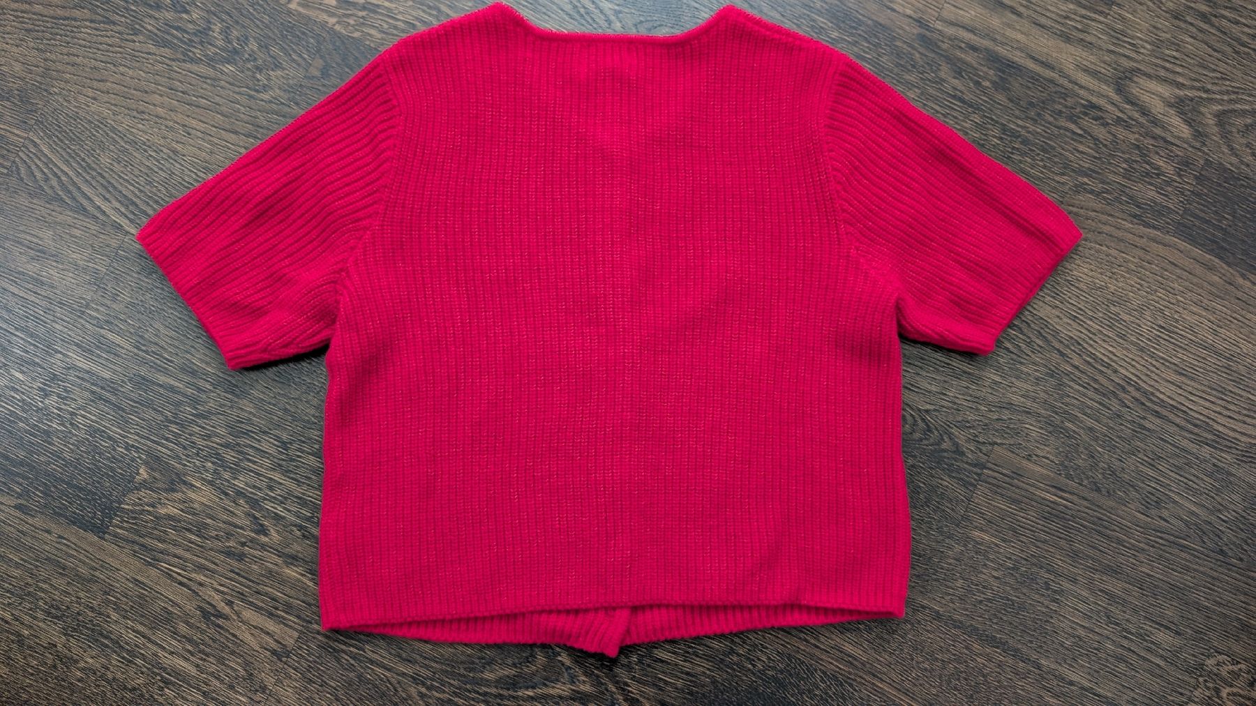 H&M Pulls & Sweat-shirts: H&M Strickjacke/Pullunder, rot, Gr. S, neuwertig – Neuf (Voir description) à Bremgarten b. Bern par BluBee 2