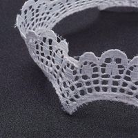 Kette gotisch choker weiss 29cm
