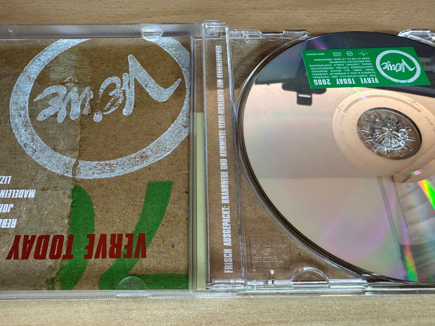 CD: Various – Verve Today 2005 – Usato da Rikon im Tösstal venduto da Alpenmutz 2