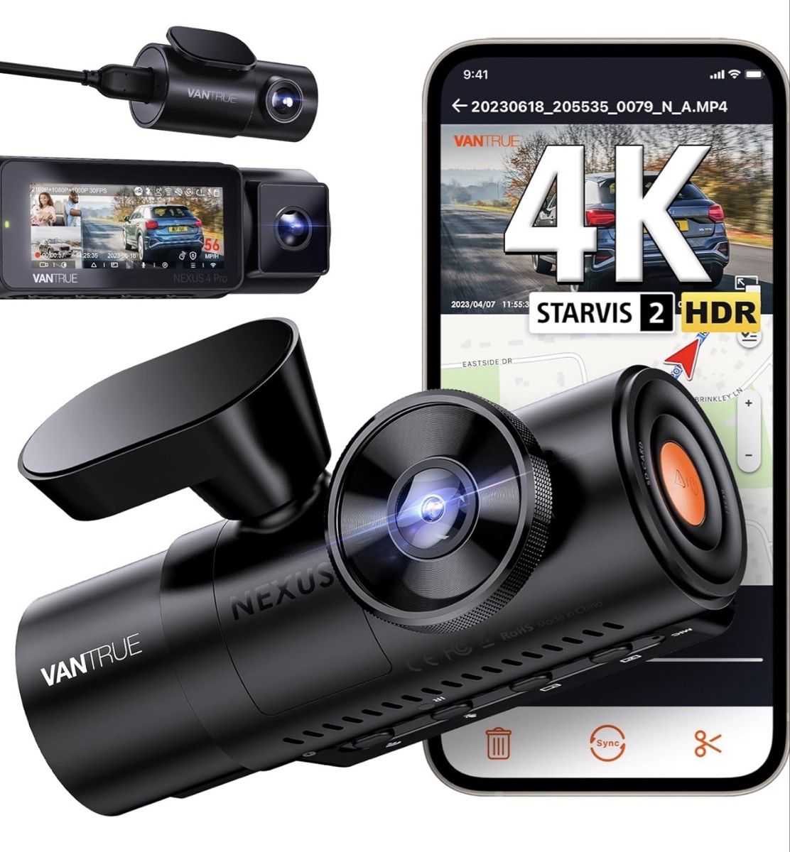 Action Cam: Vantrue N4 PRO Set mit SD Karte, Filter & Hardwire Kit – Nuovo e nell'imballaggio originale da Recherswil venduto da Scity