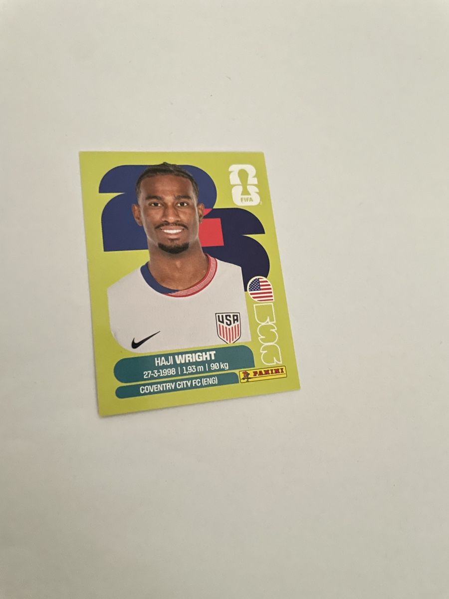Panini Sammelbilder & Trading cards: FIFA WM 2026 Haji Wright USA 19 – Neu (gemäss Beschreibung) aus Winterthur von Cobraforce