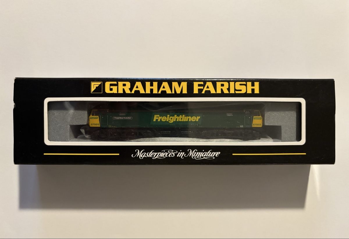 Modellini di ferrovie: Graham Farish Freightliner 57003 - Spur N – Usato da Wädenswil venduto da dar_y6fv 1