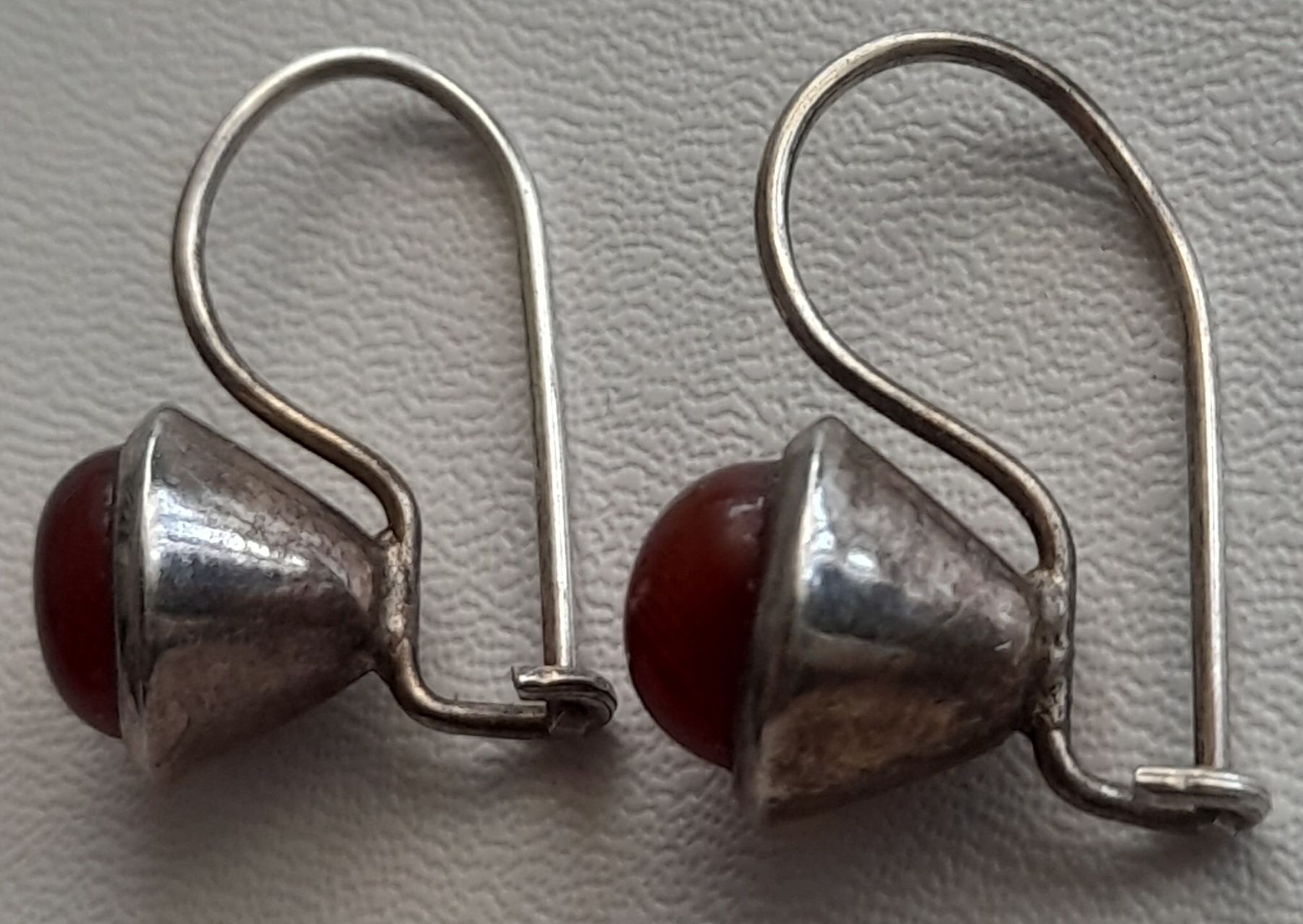 Orecchini pendenti & Orecchini a lobo: Boucles d'oreilles en argent 800,et Cornaline  – Usato da Lausanne venduto da Glam-Luxe 4