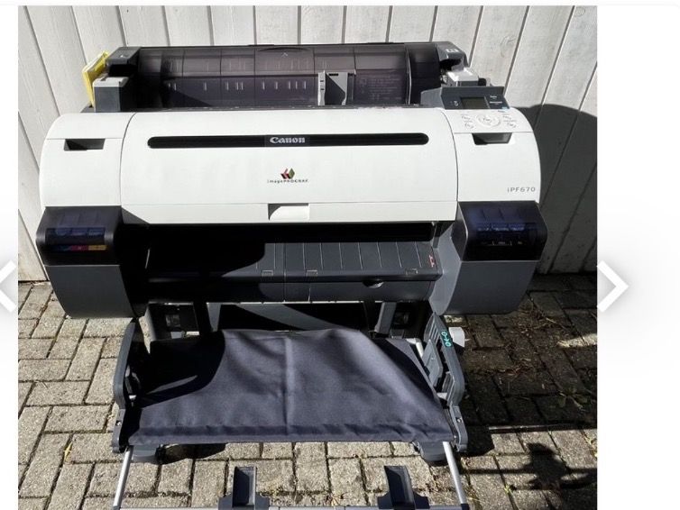 Canon Stampanti: Canon IPF670 Grossformatdruck A1 Plotter Lieferung Gratis – Usato da Thun venduto da usmlieferung 2