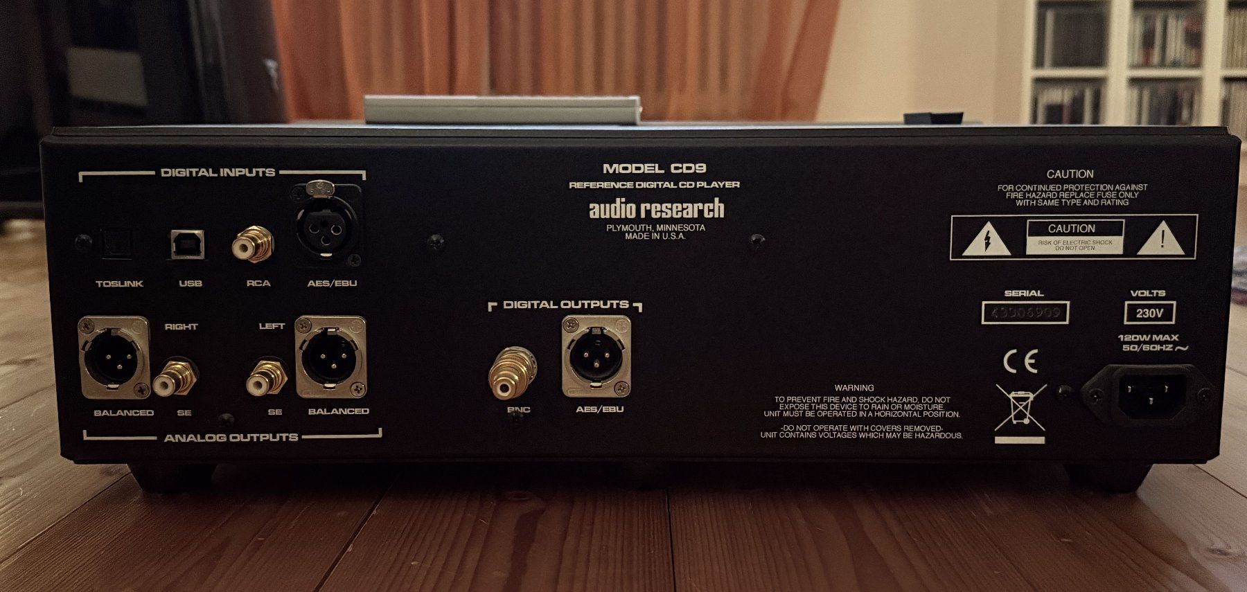 Audio Research Lettore multimediale & Streamer: Audio Research Reference CD9 -  (NP ca. 17'000.-!) – Usato da Wilchingen venduto da Pear20x 4