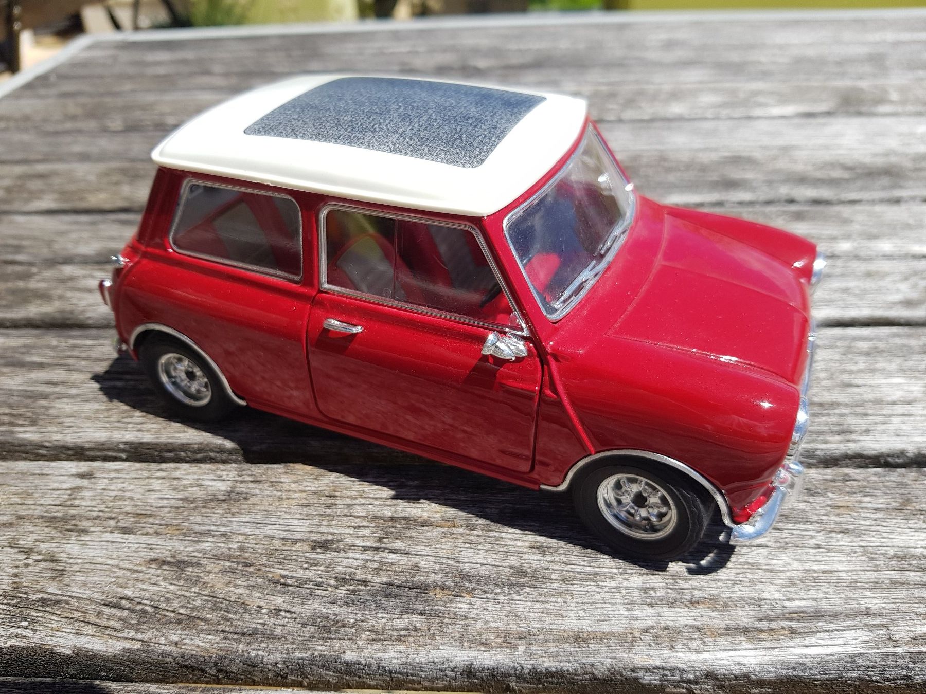 Solido Modellini d'auto: Mini Cooper S 1954 Modellauto rot – Usato da Jona venduto da dampfnuggi 1