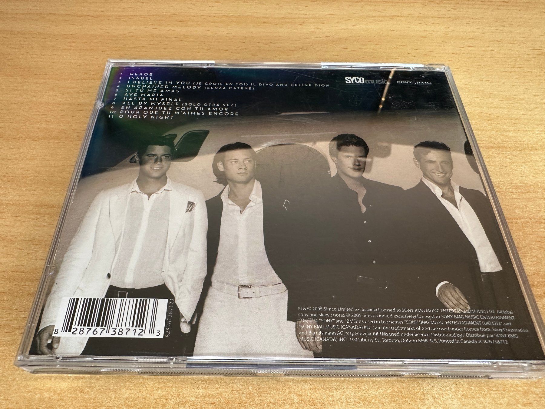 CD: D4 Il Divo – Ancora – Usato da Rikon im Tösstal venduto da Alpenmutz 1