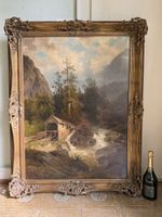 Josef Thoma 1828 – 1899, Sägemühle am Bach bei Interlaken