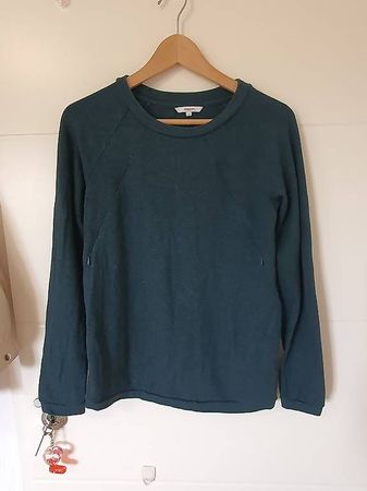 Pull vert de grossesse