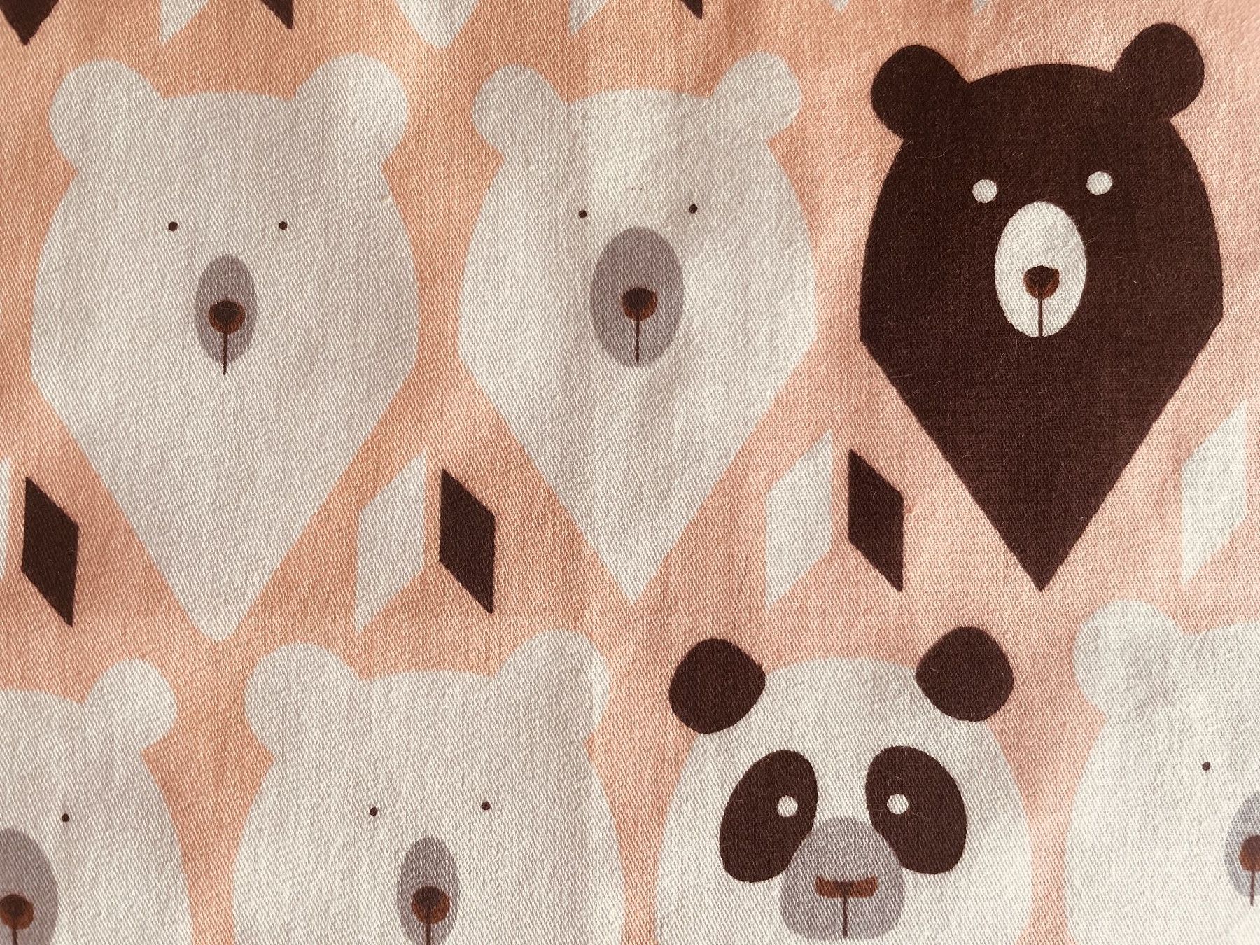 Tessuti: 2 Fat quarter/Coupons patchwork & couture Ours et Panda – Nuovo e nell'imballaggio originale da Gland venduto da san_xz5j 3