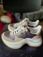 Michael Kors Arla Sneaker braun beige Leder 