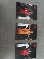 FC Bayern Spieler-Karten mit Original-Unterschriften im Set