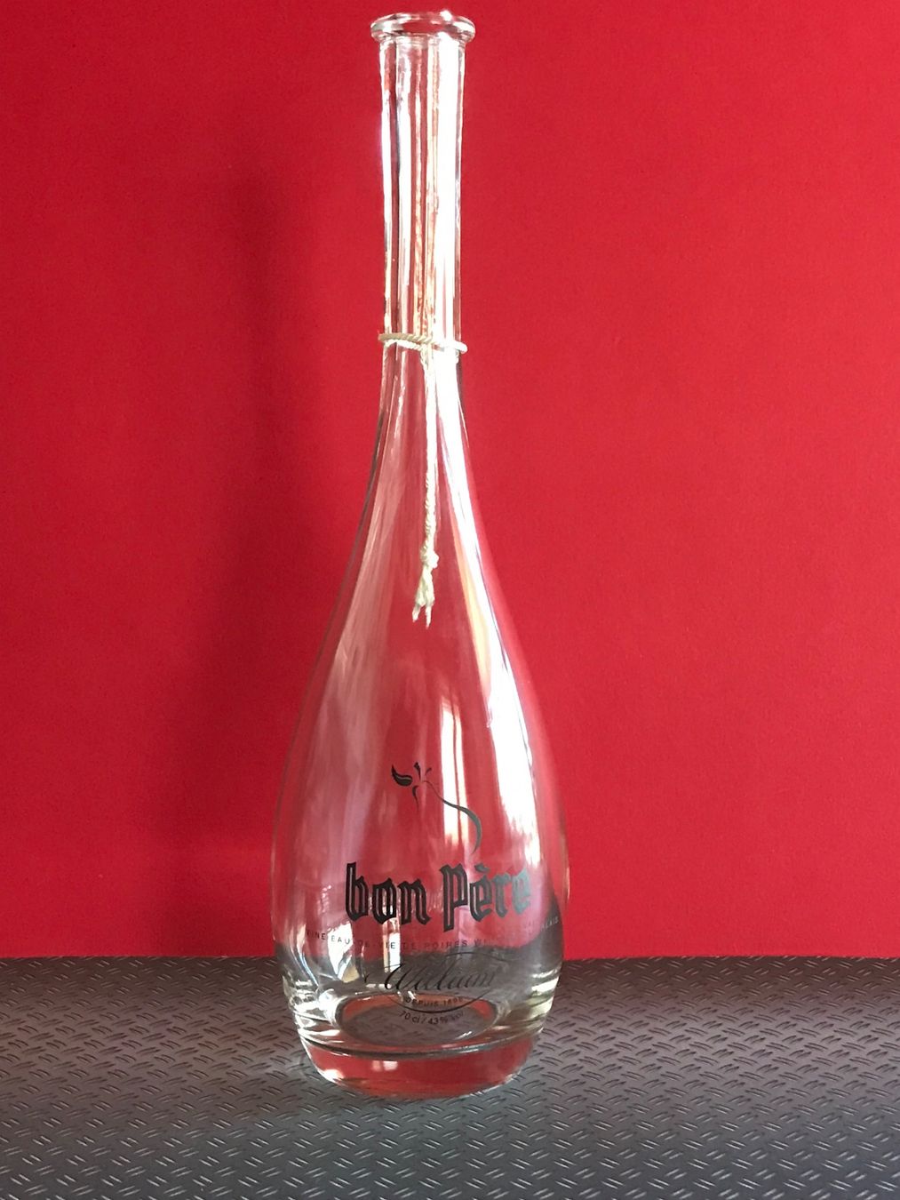 Altro: Flasche leer BON PERE WILLIAMS Schnapsflasche 70 cl – Usato da Däniken SO venduto da allerlei54