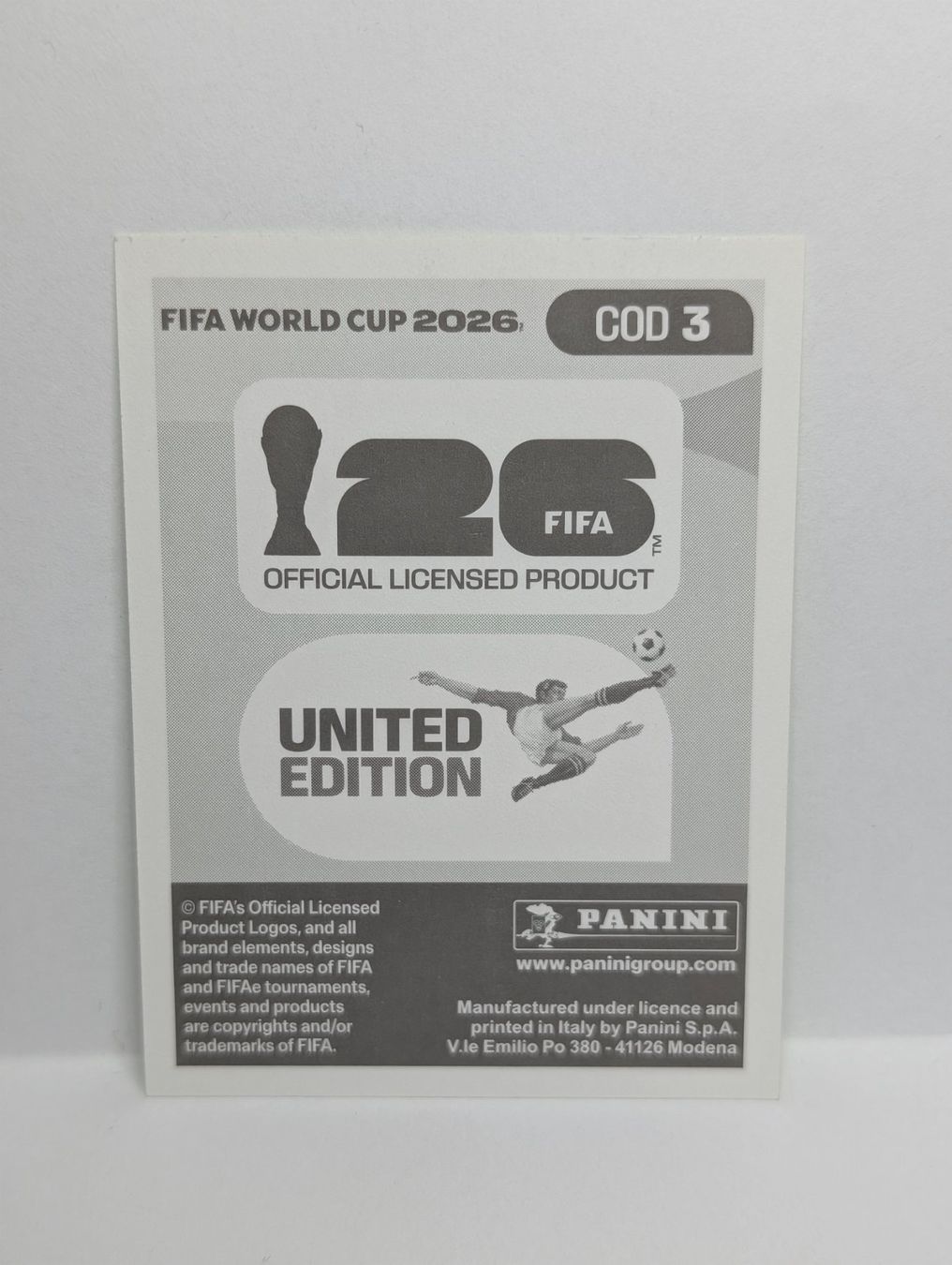 Panini Carte collezionabili: Panini WM 2026 - COD 3 - Aaron WAN-BISSAKA CONGO – Nuovo (secondo la descrizione) da Founex venduto da amel89 1