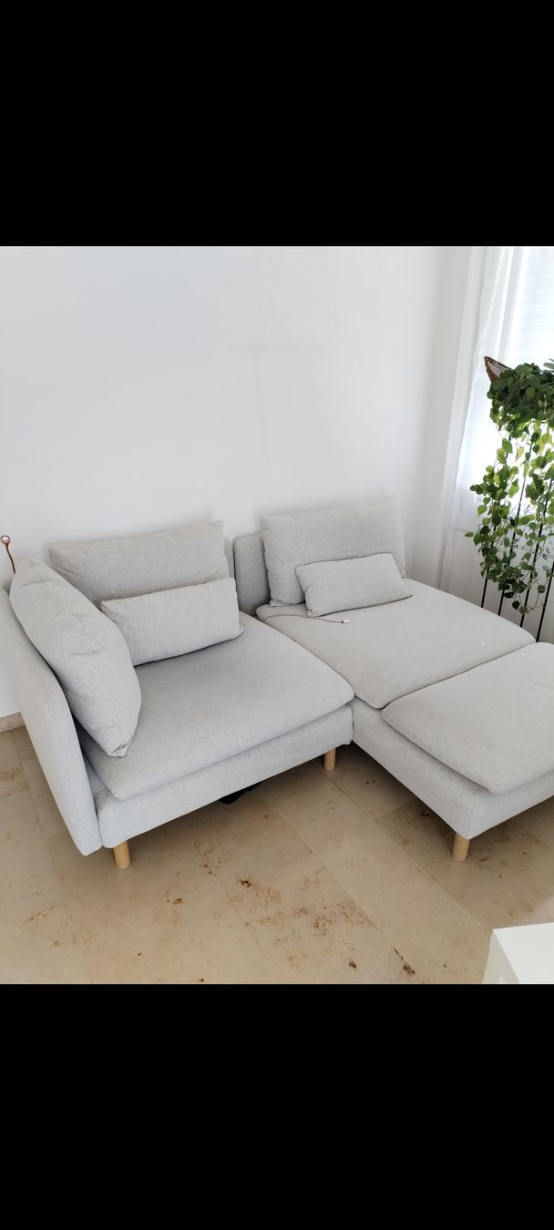 Ikea Sofas: Söderhamn Ecksofa BEZUG Gunnared Beige – Gebraucht aus Sursee von Cynthia7889