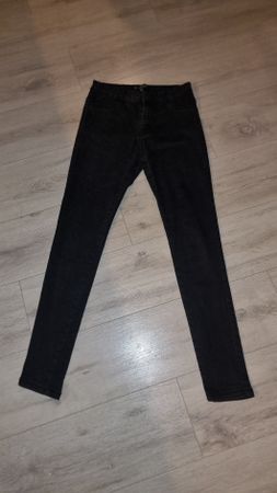 Schwarze Skinny Jeans von Anarchy, Grösse 38 stretch