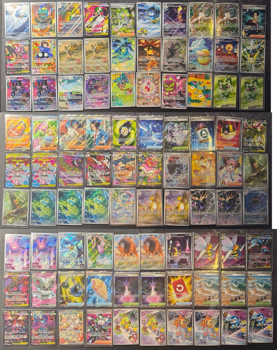 Pokémon Sammelbilder & Trading cards: Lot Pokémon Bloc Méga-Évolution FR/JP - SAR/AR/IR/ex – Gebraucht aus Fétigny von nit_p86f