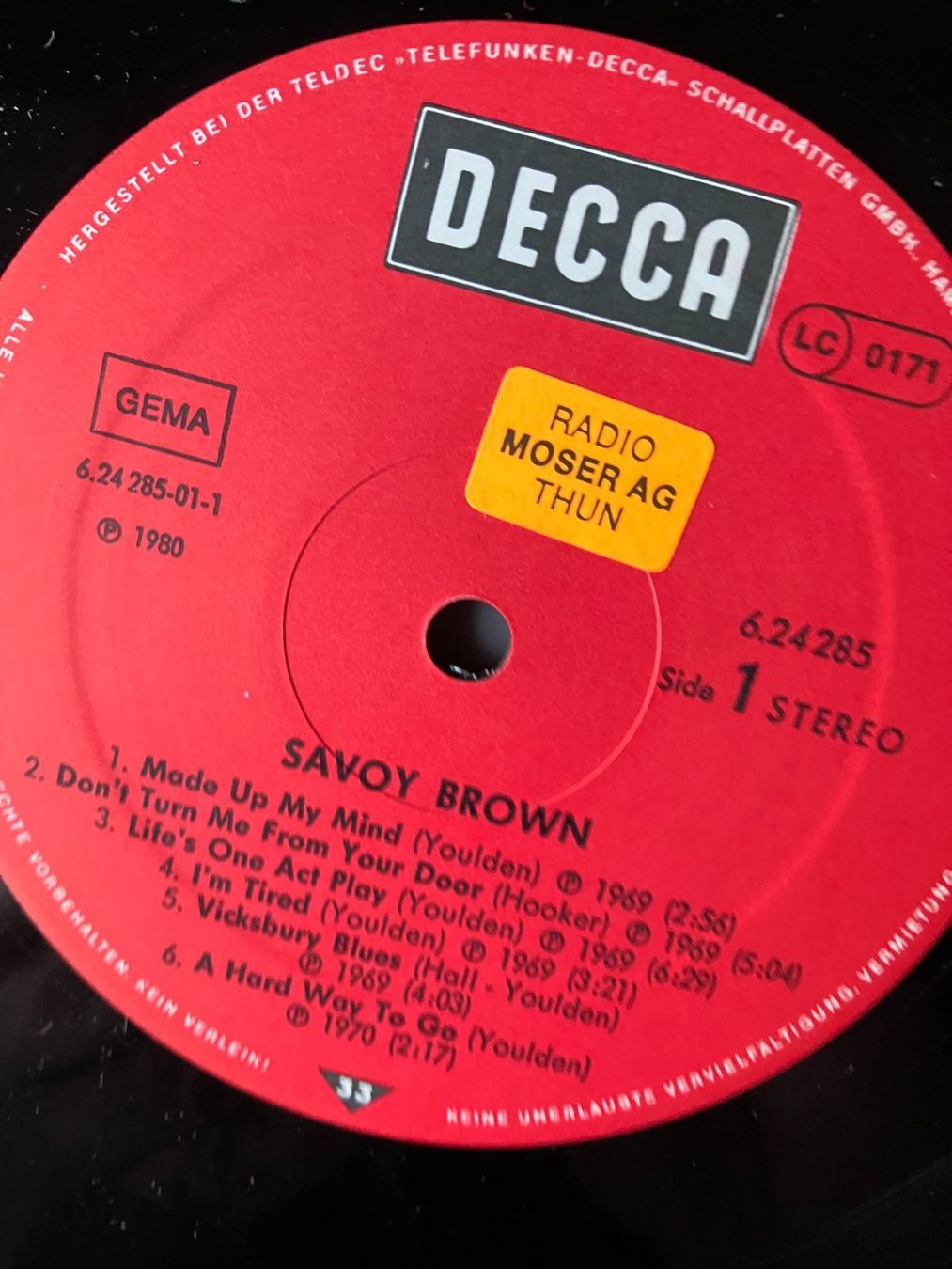 Dischi in vinile: Savoy Brown – Usato da Aarwangen venduto da Jukebox3 5