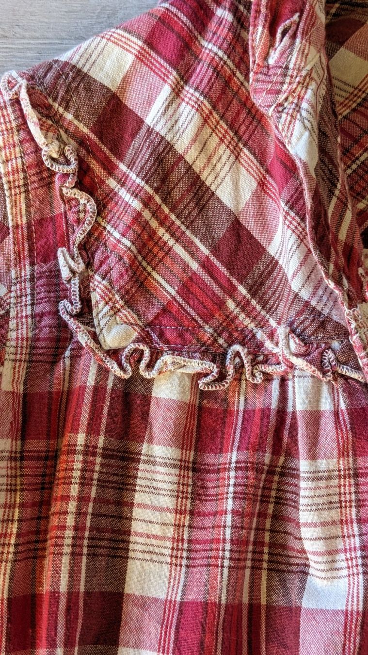 Camicette: Chemise carreaux rose – Usato da Orsieres venduto da IndianaJones50a 3