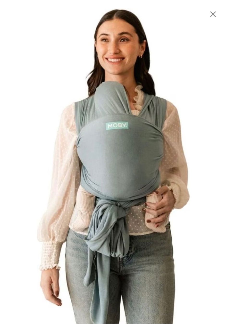 Moby Wrap Marsupi portabebè: MOBY Wrap Evolution, Baby Wrap, Color: Sea Glass – Usato da Planken venduto da R4gskL7 3