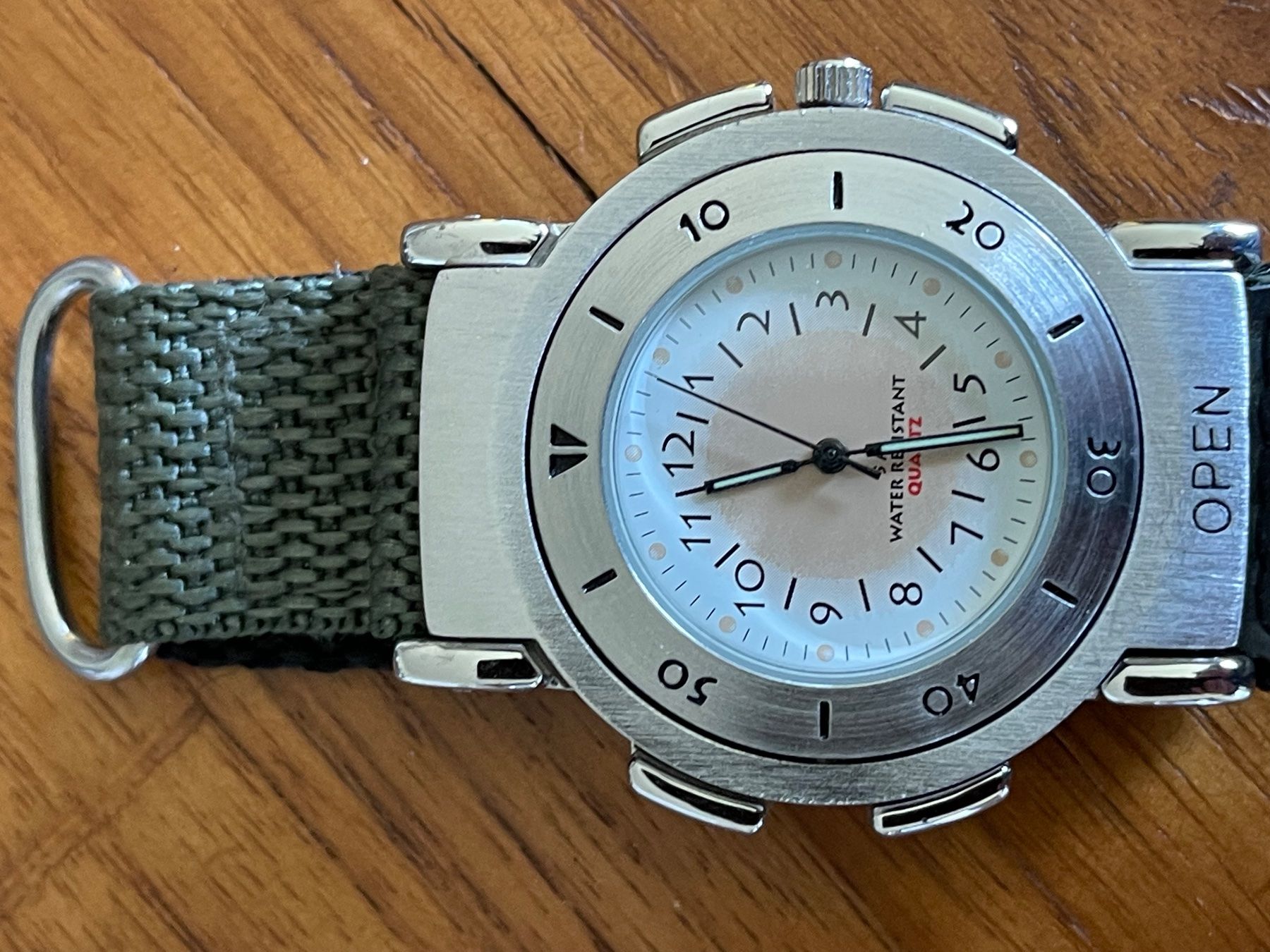 Orologi: Indiana Uhr, Kompass, Spiegel – Nuovo (secondo la descrizione) da Hessigkofen venduto da lamdanreisen 3