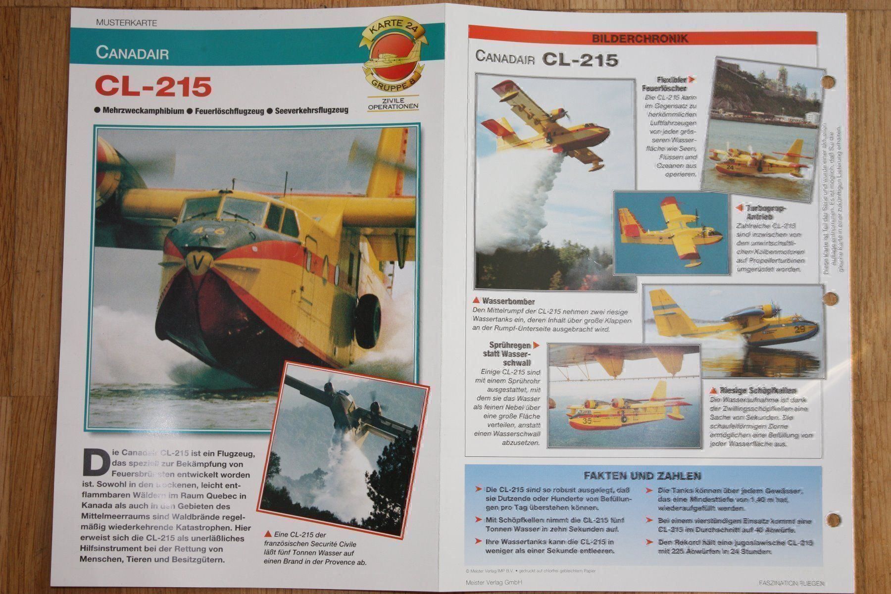 Dokumente: Bilderchronik Canadair CL- 215 – Gebraucht aus Bern von micky031