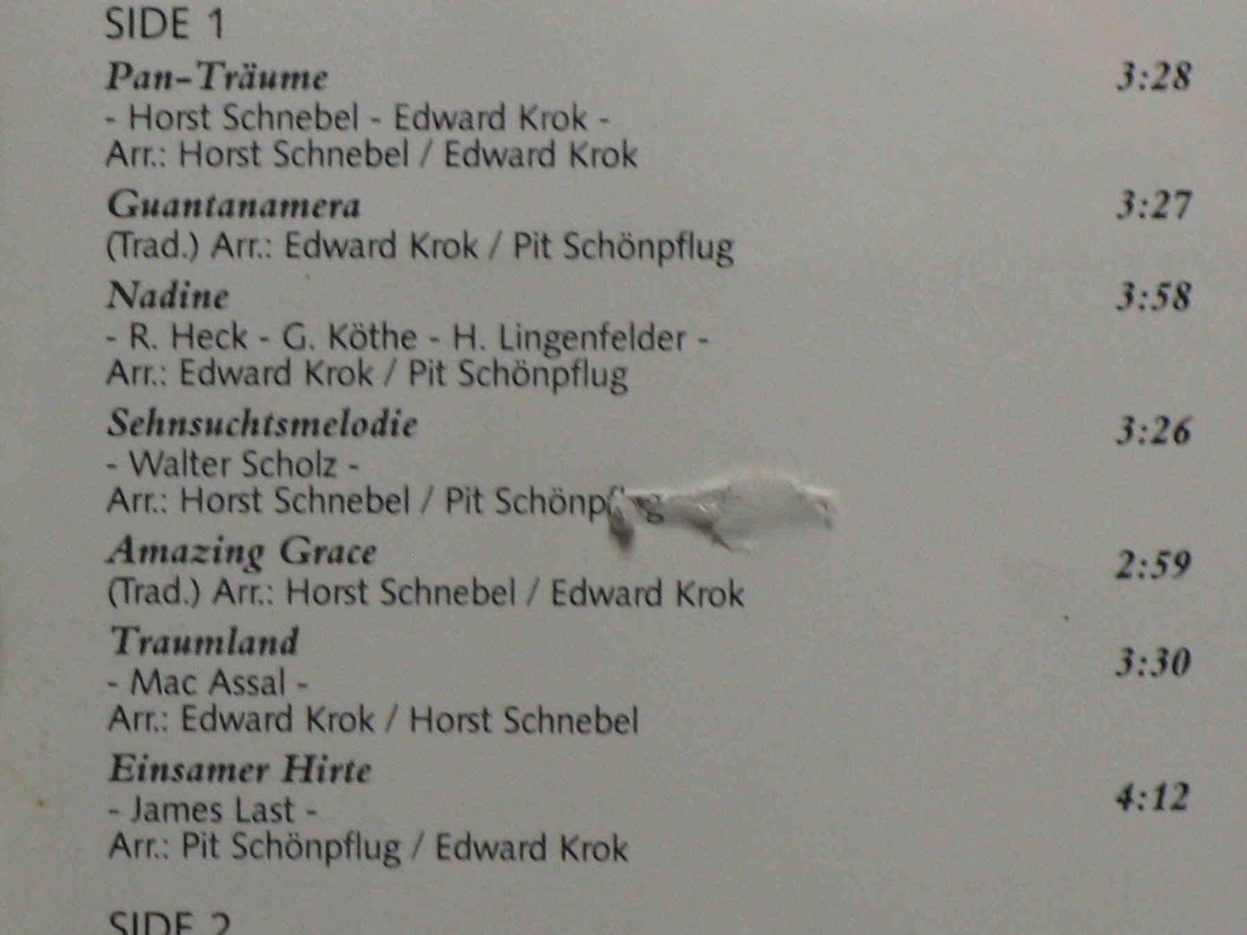 Kompaktkassetten: EDWARD  SIMONI       Pan -  Träume – Gebraucht aus Langnau i. E. von mar_hw58 1