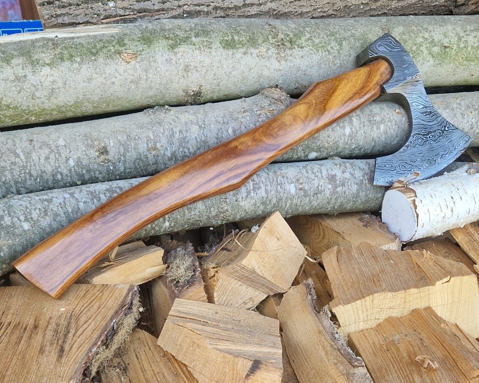Armes blanches: Damast Tomahawk – Neuf avec emballage d'origine à Dorf par Messer-Schweiz 2