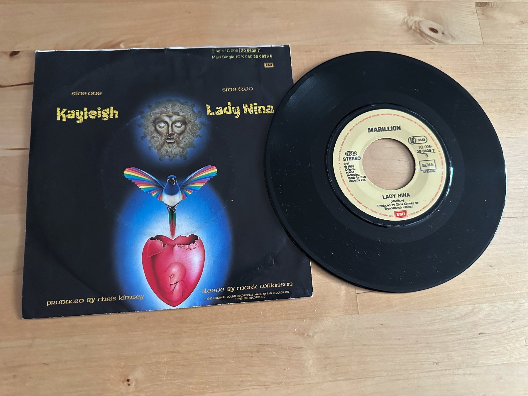 MARILLION FISH Kult Single Kayleigh 80 #39 s Top Hit Party (Gebraucht) in