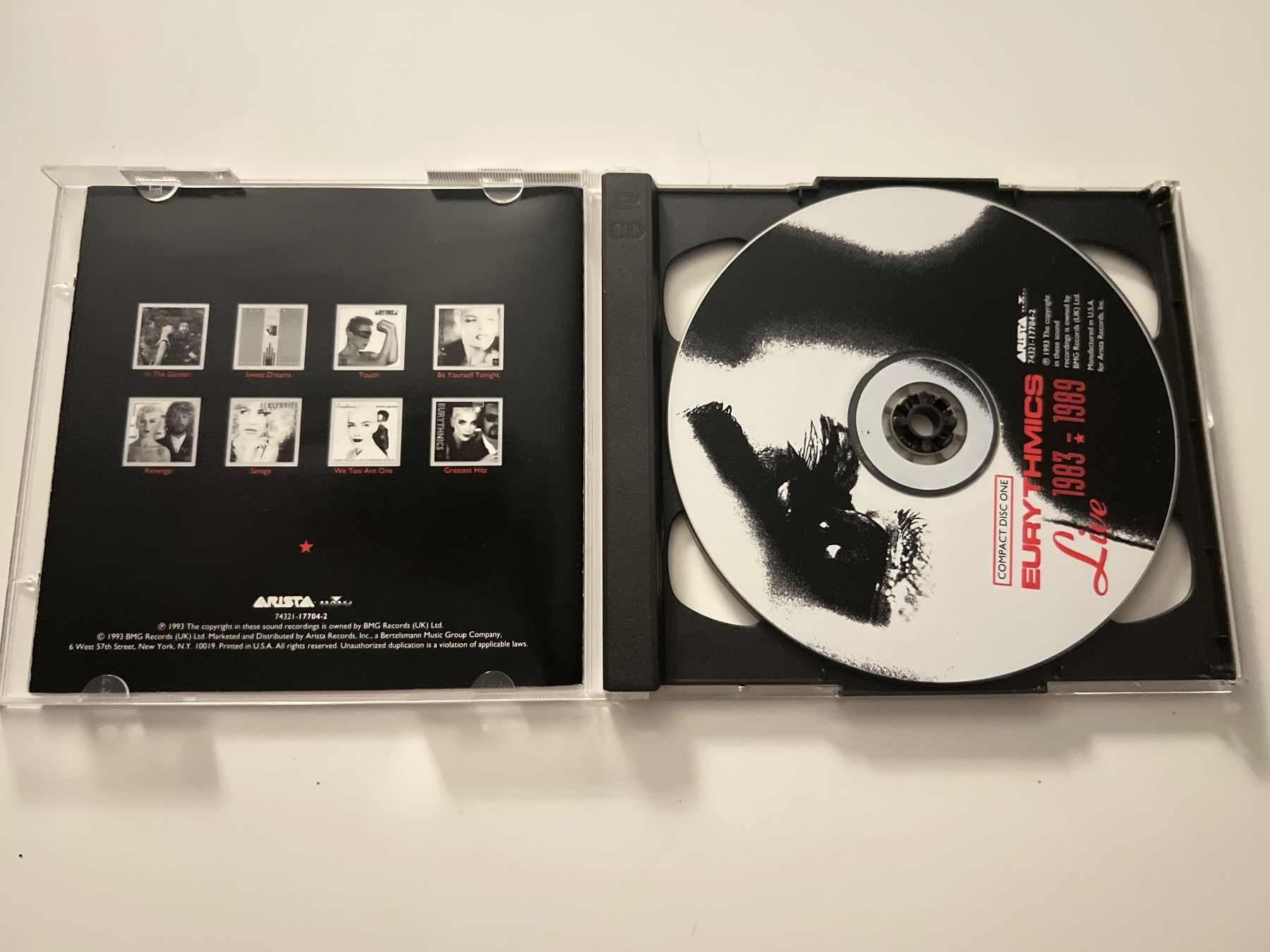 CD: 2CD Eurythmics Live 1983-1989 – Usato da Bouveret venduto da Feelgoodtrading 2
