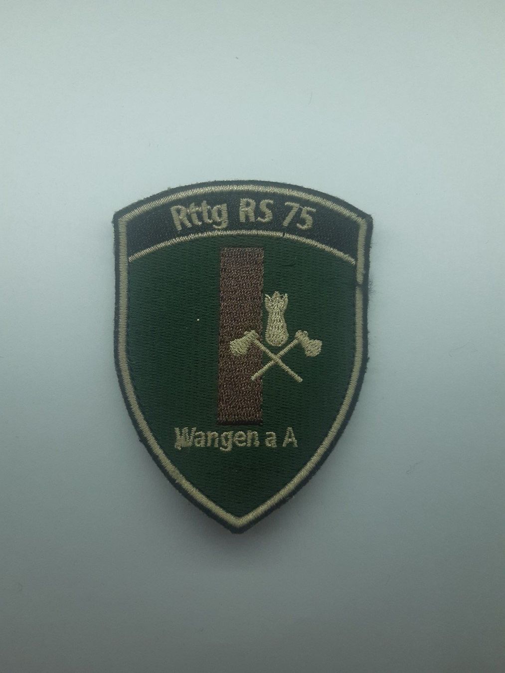 BADGE ECUSSON MILITAIRE SUISSE RTTG RS 75 WANGEN AA (Neu (gemäss ...