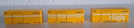 RhB Post Container 3 x Kato Neu siehe Bilder Spur N